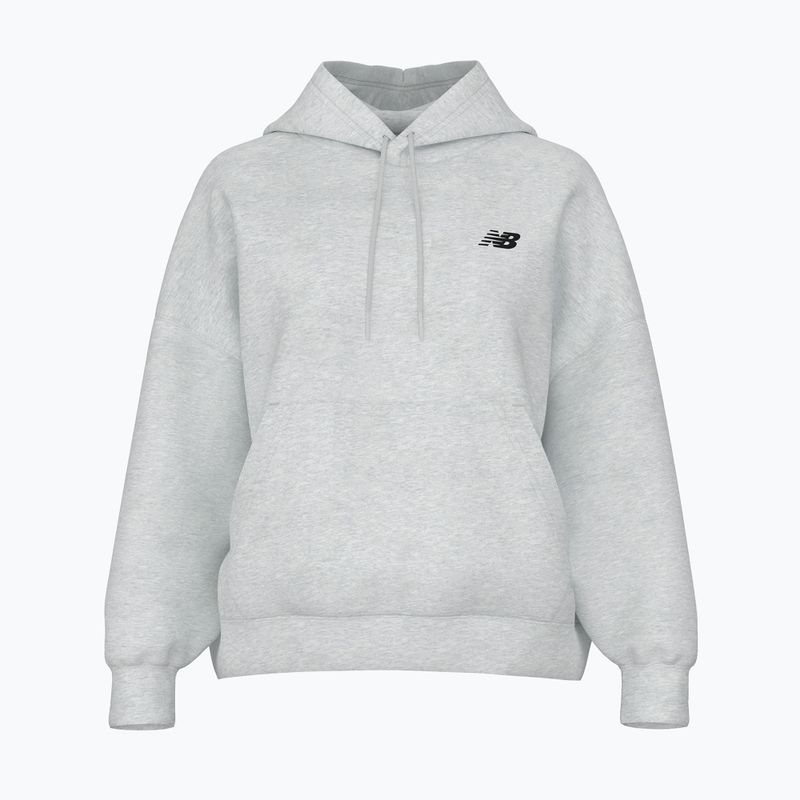 Bluza damska New Balance Reimagine Fleece Hoodie ashheath