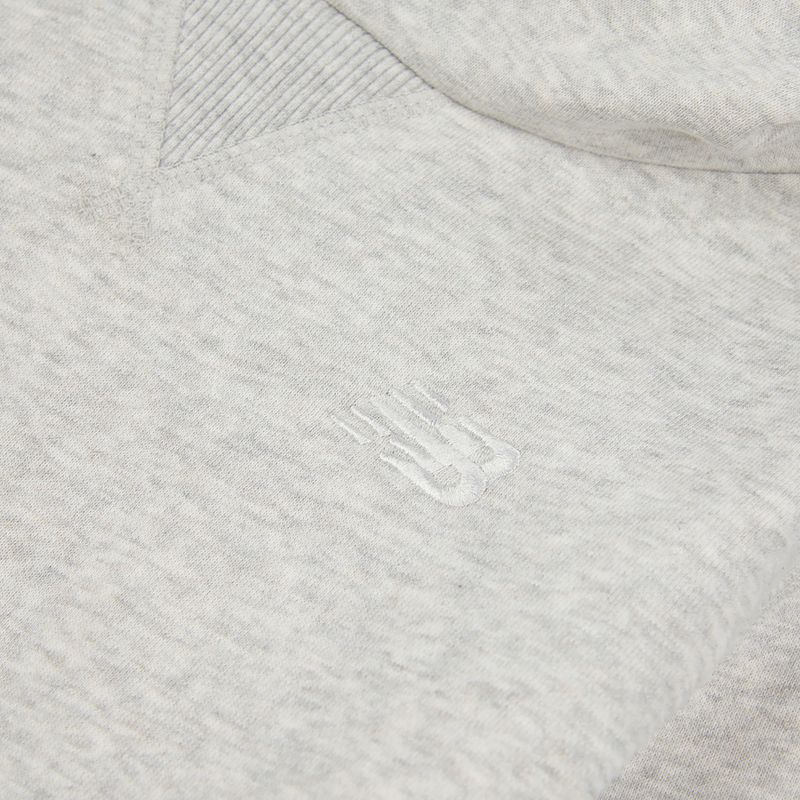 Bluza dziecięca New Balance Brush Back Small Logo Hoodie ash heather 8