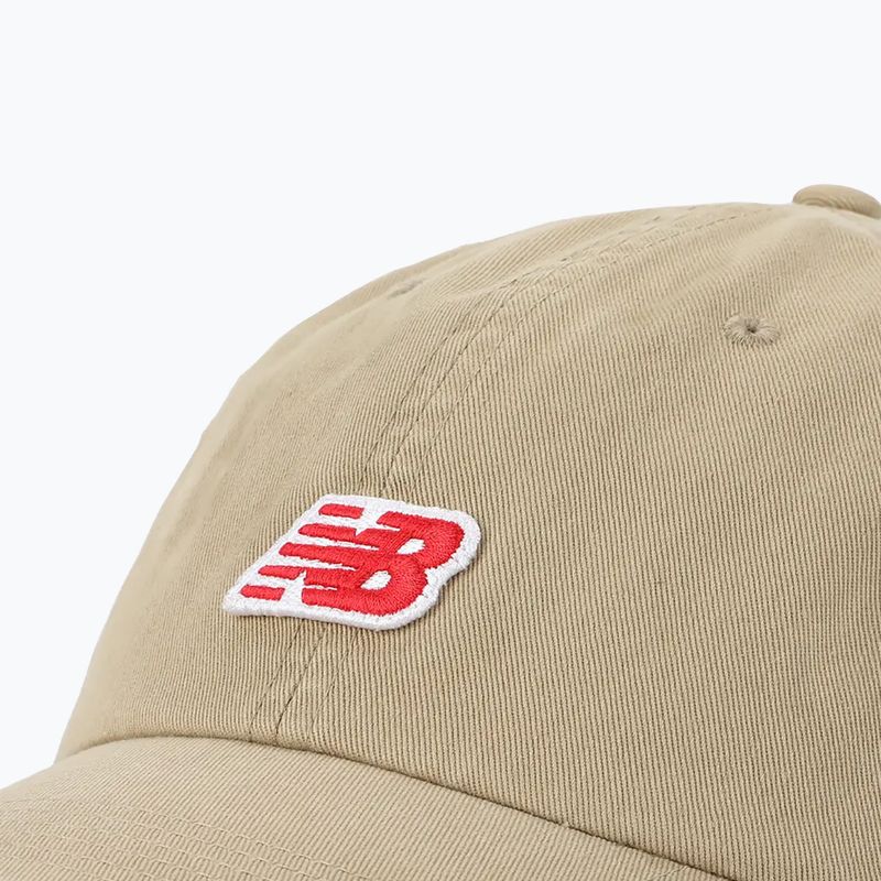 Czapka z daszkiem New Balance 6 Panel Patch Logo stonewar 3