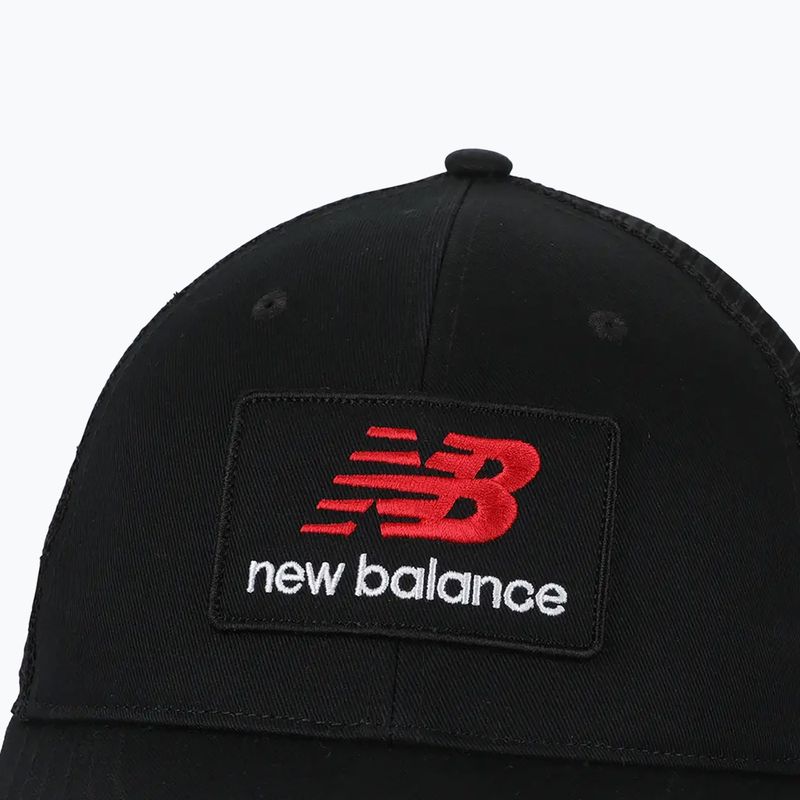 Czapka z daszkiem New Balanc Sacked Patch Logo Trucker black 3