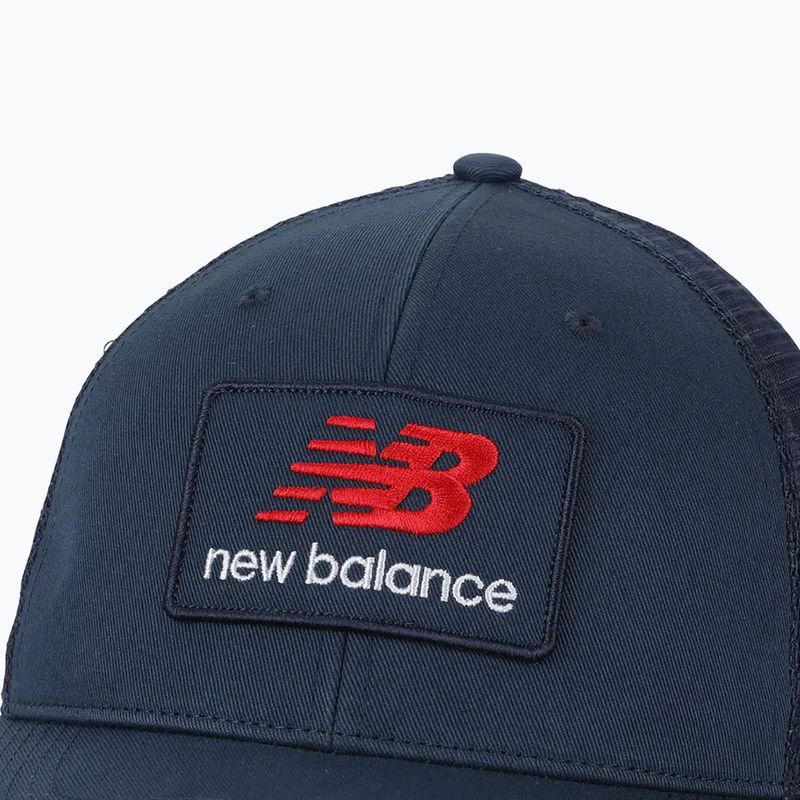 Czapka z daszkiem New Balanc Sacked Patch Logo Trucker nb navy 3