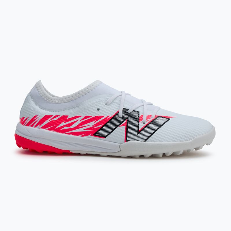 Buty piłkarskie dziecięce New Balance Furon Team V8 Jr TF white 2