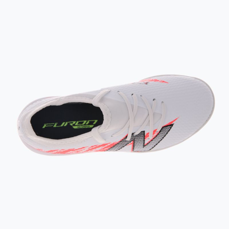 Buty piłkarskie dziecięce New Balance Furon Team V8 Jr TF white 11