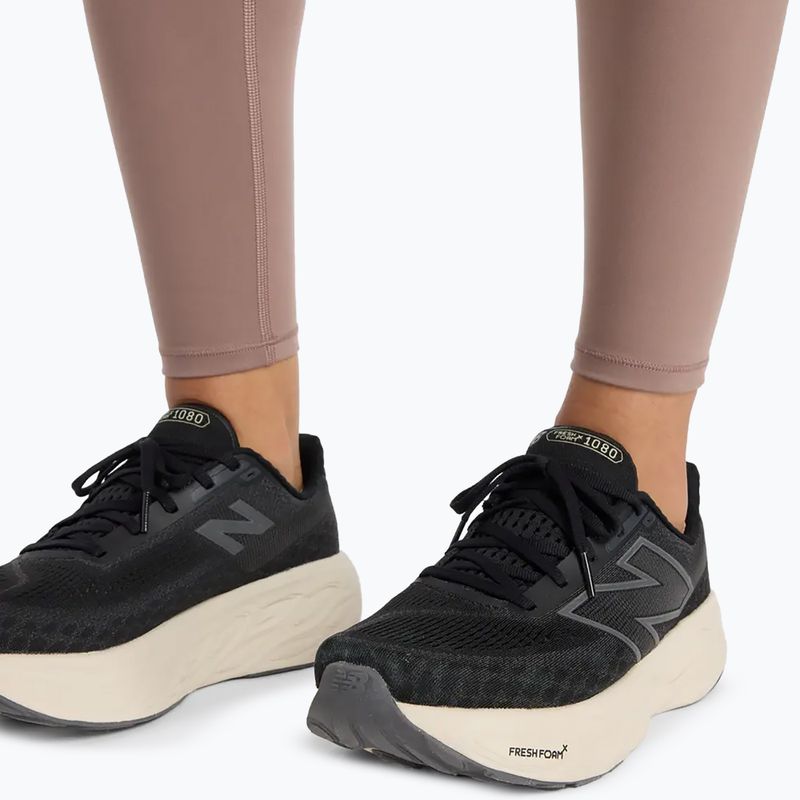 Legginsy do biegania damskie New Balance Harmony High Rise earth shadow 6