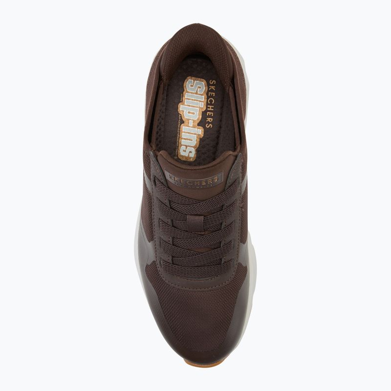 Buty męskie SKECHERS Uno Tres-Air Necessairy Comfort chocolate 5