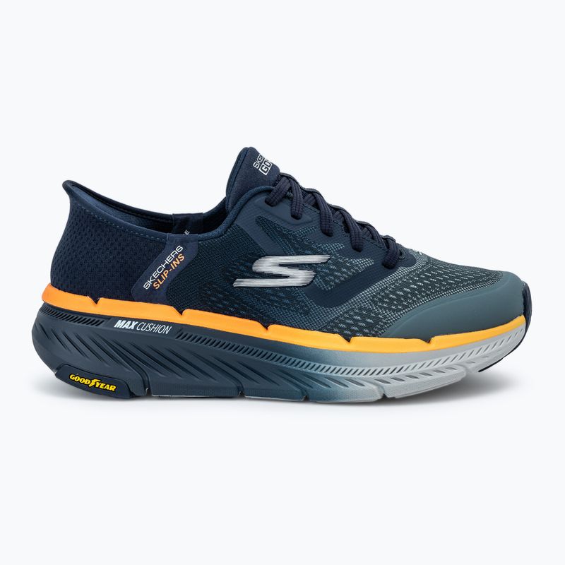 Buty męskie SKECHERS Max Cushioning Premier 2.0 navy/orange 2