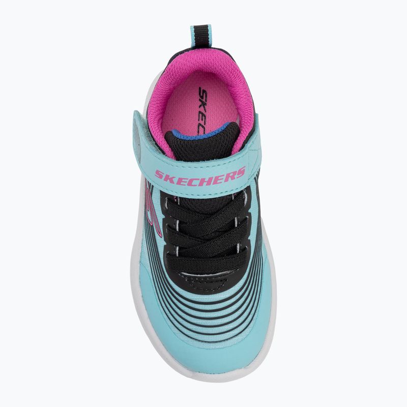Buty dziecięce SKECHERS Microspec Advance aqua/purple 5