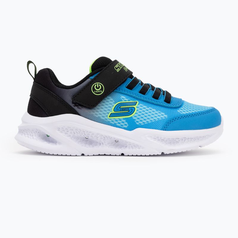 Buty dziecięce SKECHERS Meteor Lights black/blue 2