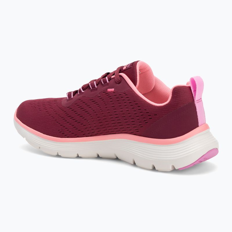 Buty damskie SKECHERS Flex Appeal 5.0 New Path burgundy 3