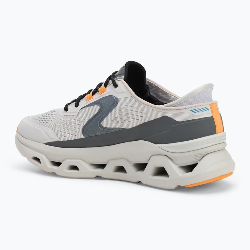 Buty męskie SKECHERS Glide Step Altus gray/orange 3