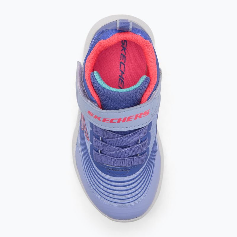 Buty dziecięce SKECHERS Microspec Advance lavender/pink 5
