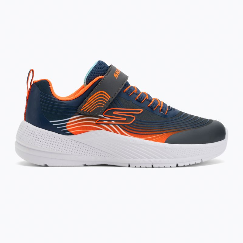 Buty dziecięce Skechers Microspec Advance navy/orange 2