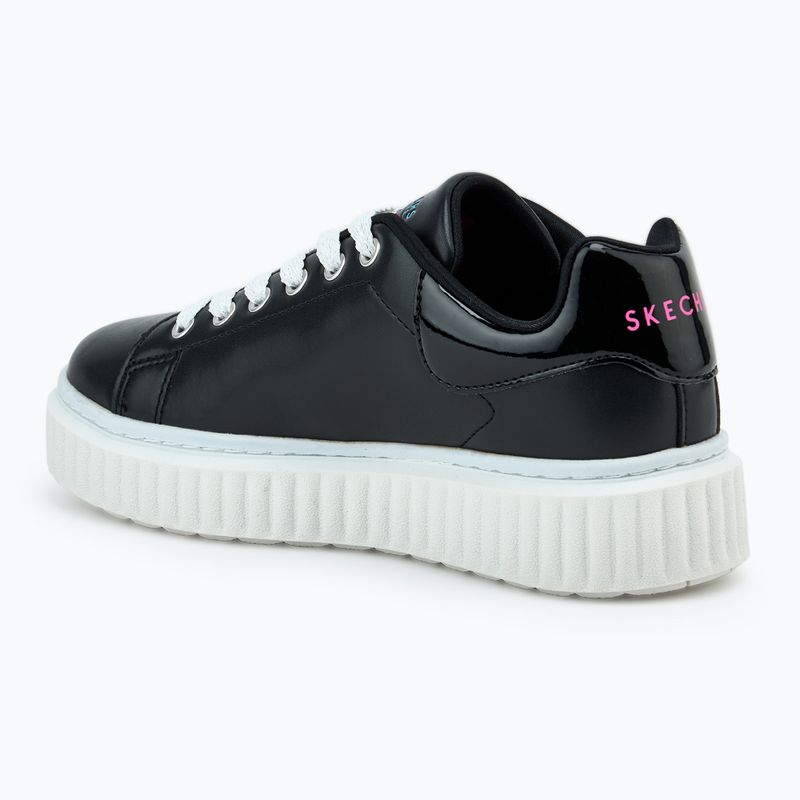 Buty dziecięce SKECHERS Hi Ridge Heart Takeover black/multicolor 3