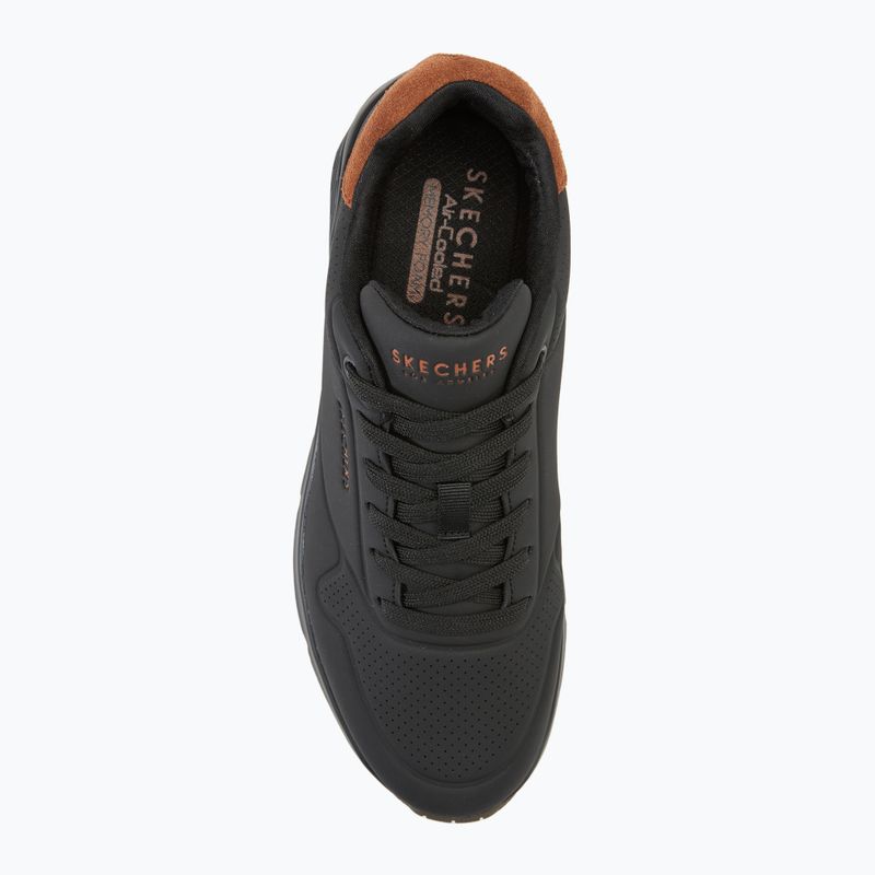 Buty męskie SKECHERS Uno Suited On Air black/chestnut 5