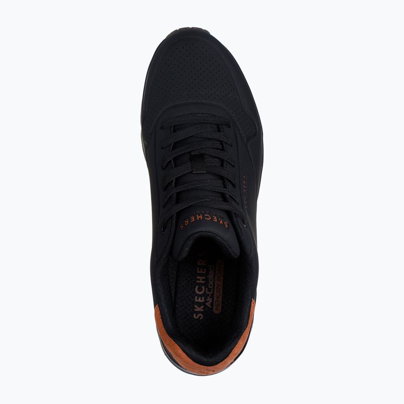Buty męskie SKECHERS Uno Suited On Air black/chestnut 11