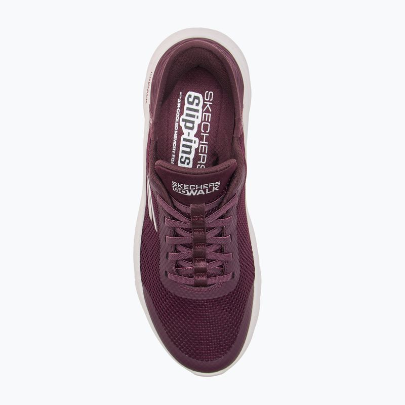 Buty damskie SKECHERS Go Walk Flex Grand Entry burgundy 5