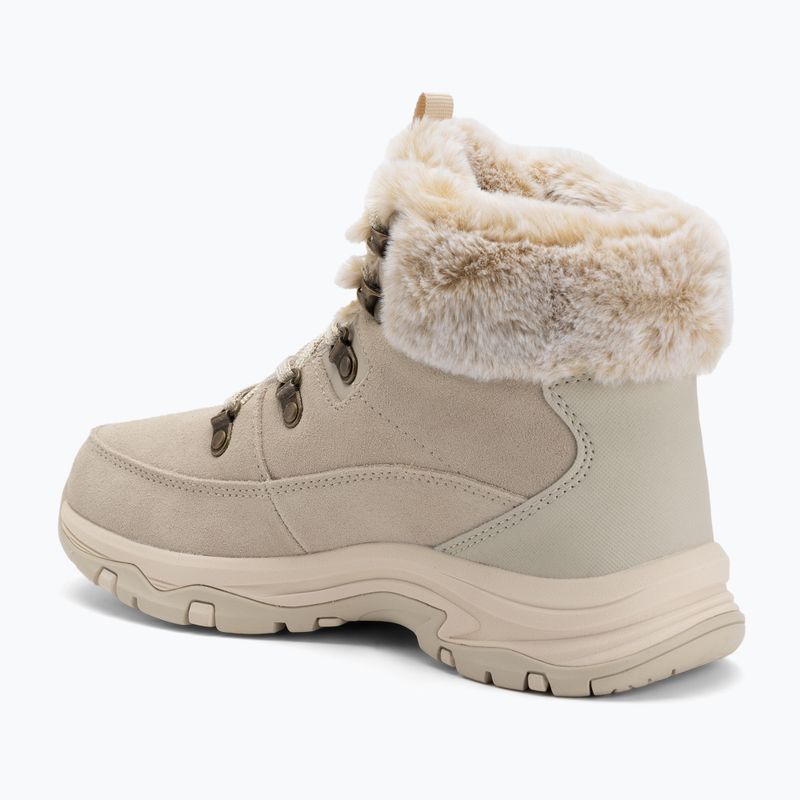 Buty damskie SKECHERS Trego Snow Worries natural 3