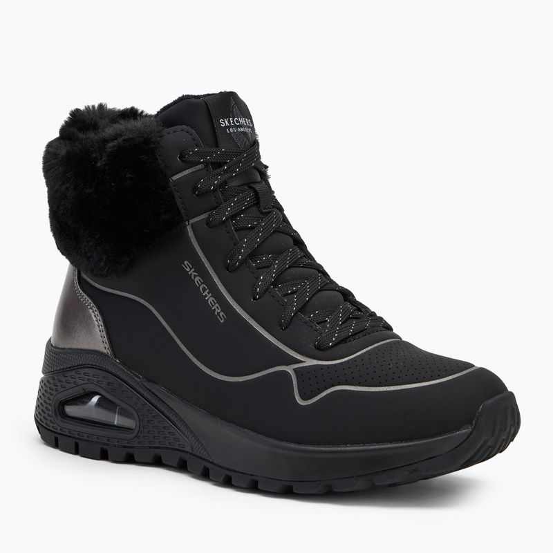 Buty damskie SKECHERS Uno Rugged Fall Shimmer black/metallic