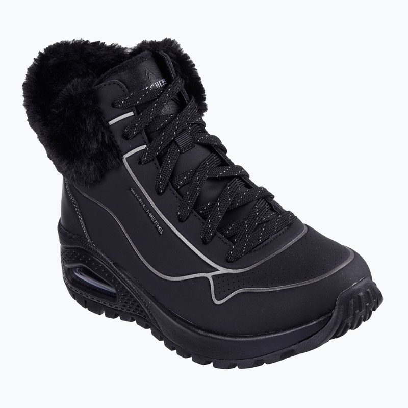 Buty damskie SKECHERS Uno Rugged Fall Shimmer black/metallic 8