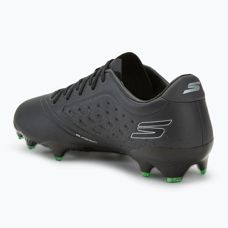 Buty piłkarskie męskie Skechers Razor Academy Gold 1.5 FG black/silver 3