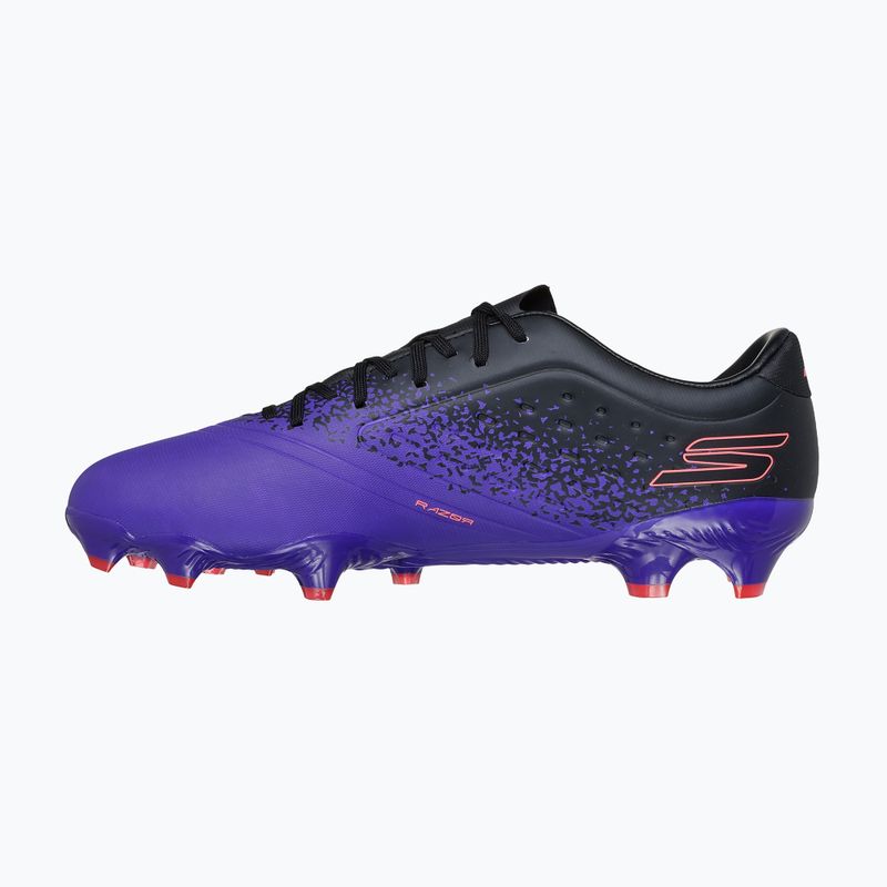 Buty piłkarskie męskie Skechers Razor Academy Gold 1.5 FG purple 9