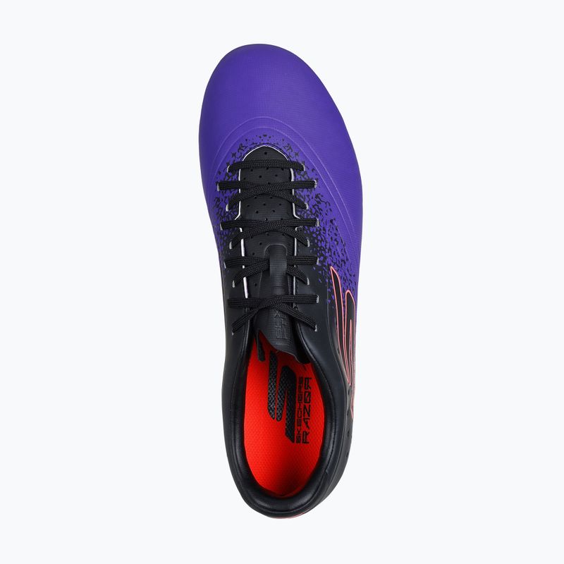 Buty piłkarskie męskie Skechers Razor Academy Gold 1.5 FG purple 10