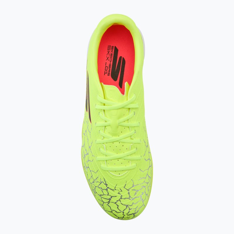 Buty piłkarskie męskie Skechers SKX Academy Gold 1.5 TF yellow/black 5
