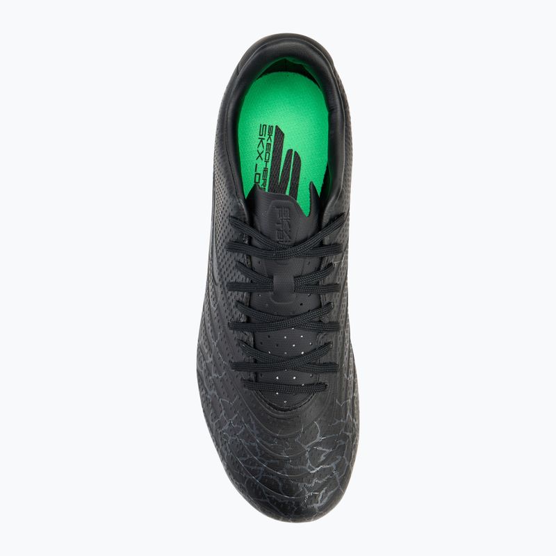 Buty piłkarskie męskie Skechers SKX Academy Gold 1.5 FG black/silver 5
