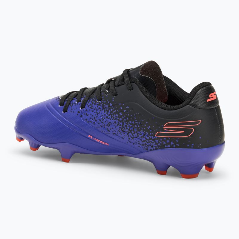 Buty piłkarskie dziecięce Skechers Razor Gold 1.5 FG purple 3