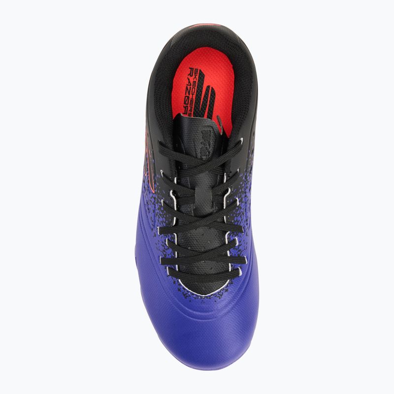 Buty piłkarskie dziecięce Skechers Razor Gold 1.5 FG purple 5