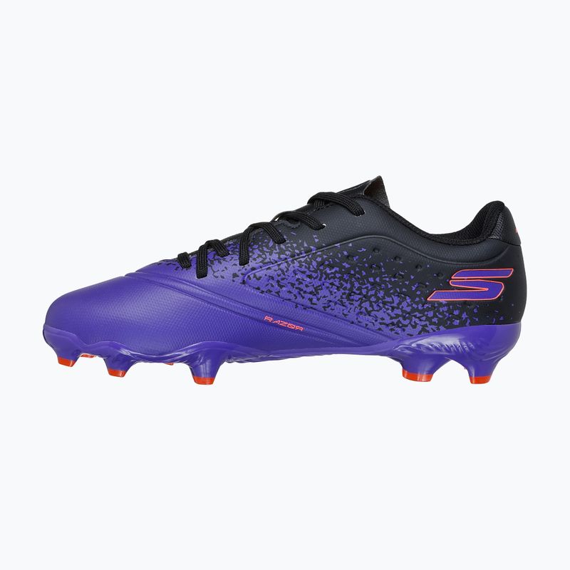 Buty piłkarskie dziecięce Skechers Razor Gold 1.5 FG purple 9