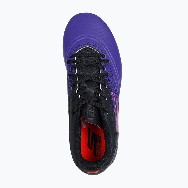 Buty piłkarskie dziecięce Skechers Razor Gold 1.5 FG purple 11