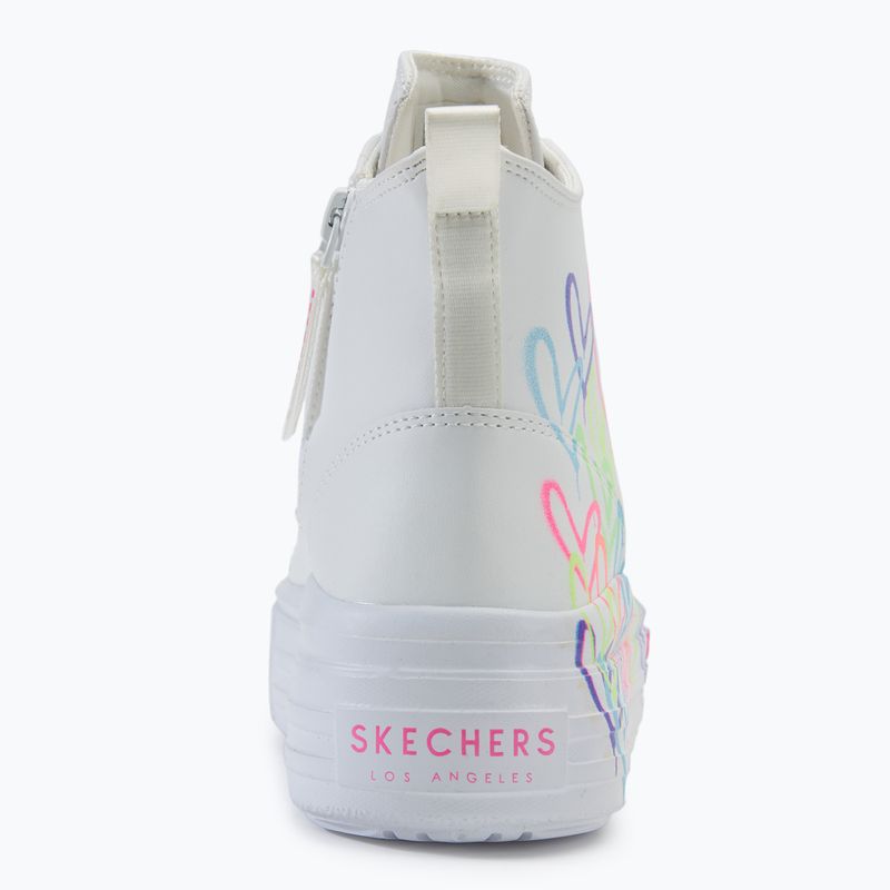 Buty SKECHERS Hyperlift Love Daze white/multicolor 6