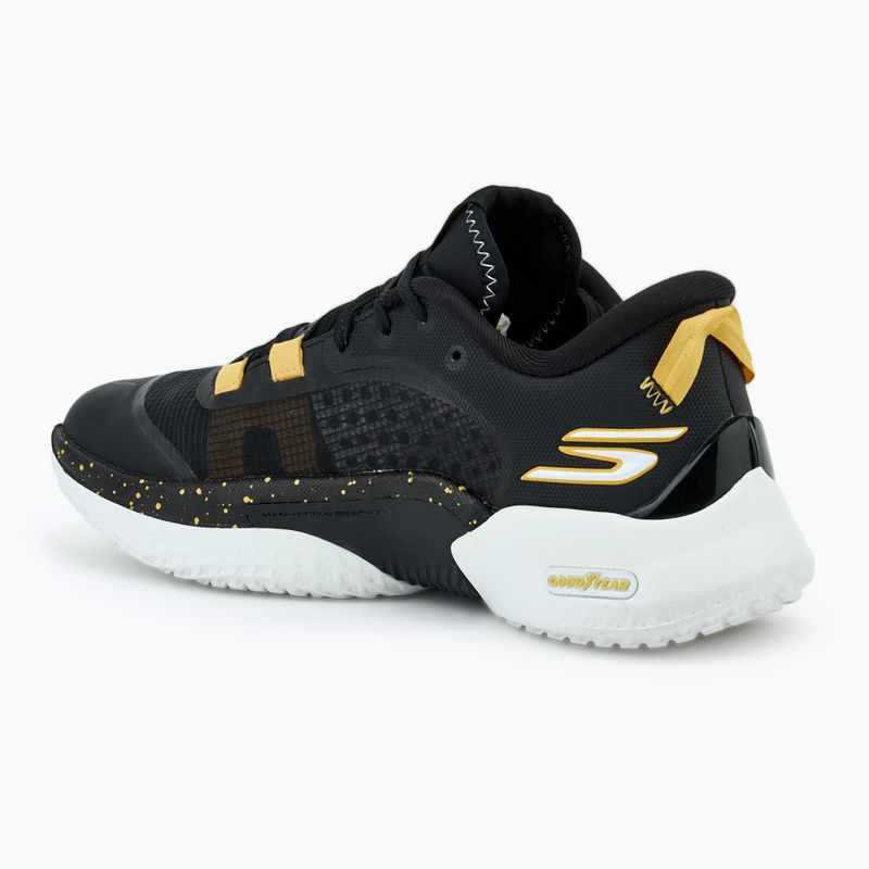 Buty do koszykówki męskie SKECHERS SKX Resagrip black/gold 3