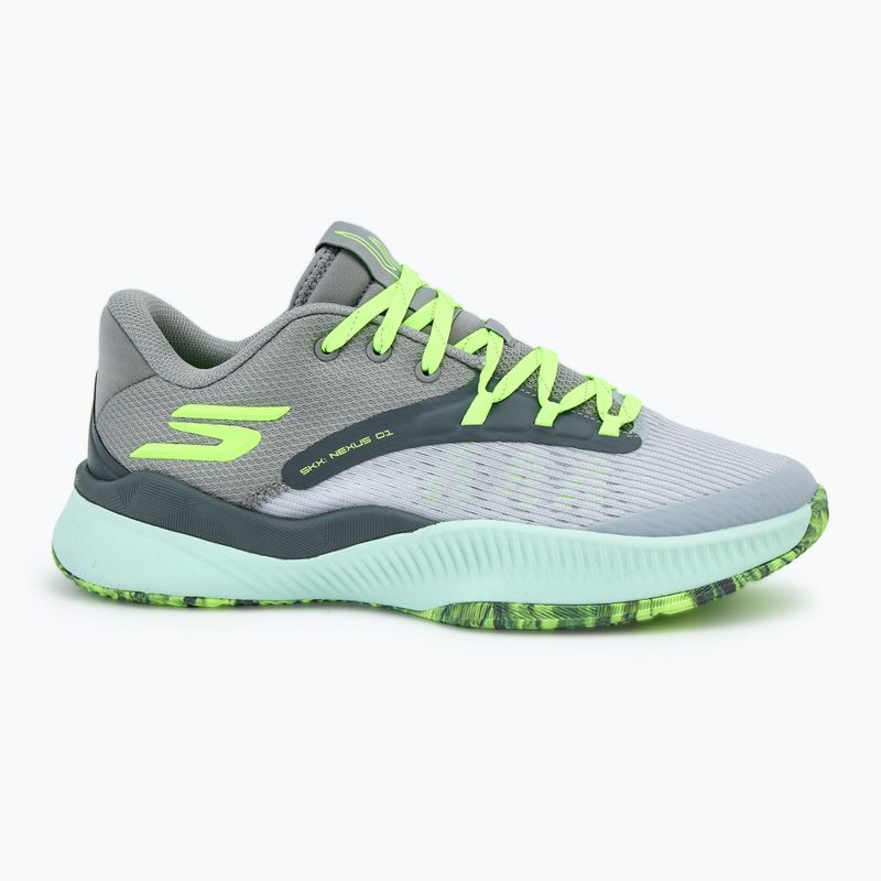 Buty do koszykówki męskie SKECHERS SKX Nexus charcoal/green 2