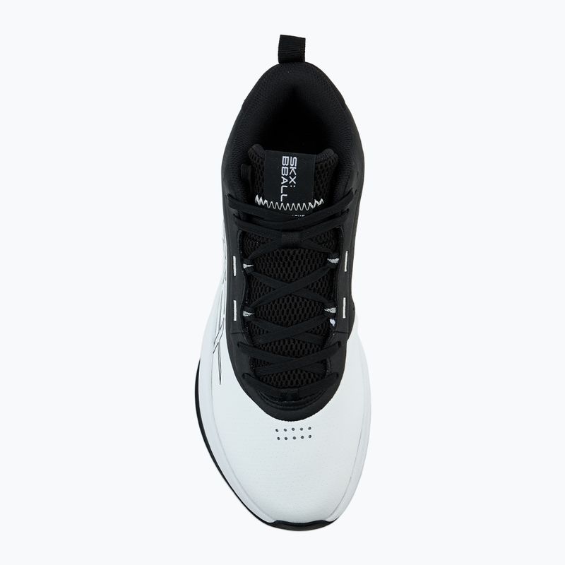 Buty do koszykówki męskie SKECHERS SKX League white/black 5