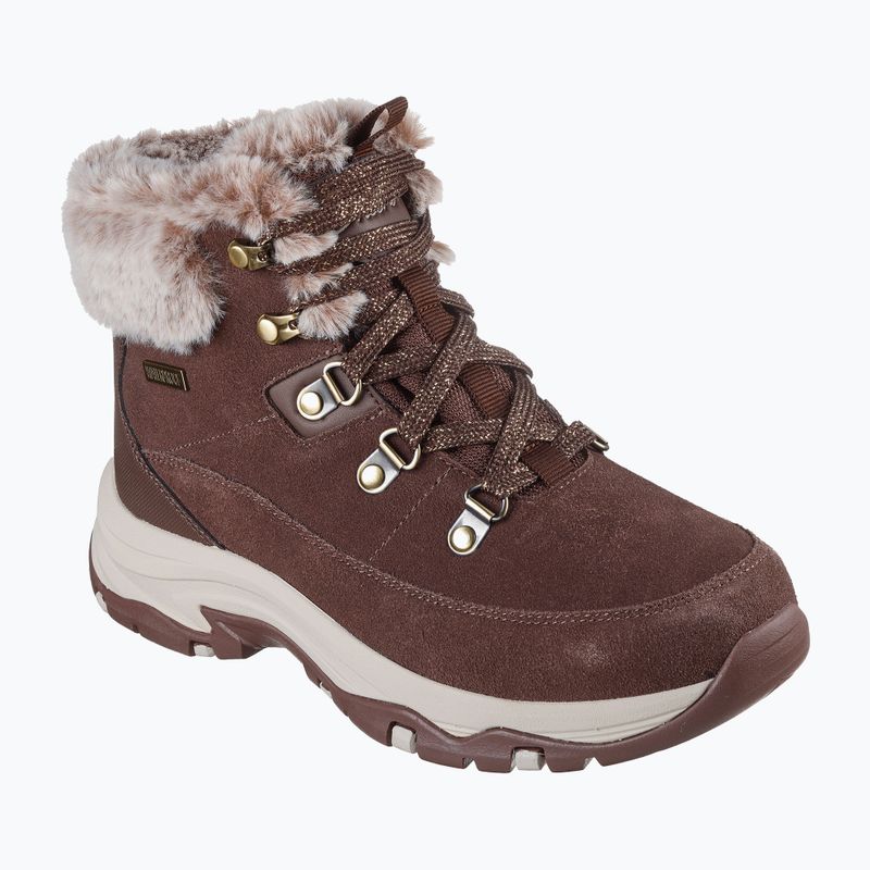 Buty damskie SKECHERS Trego Snow Worries chocolate 8