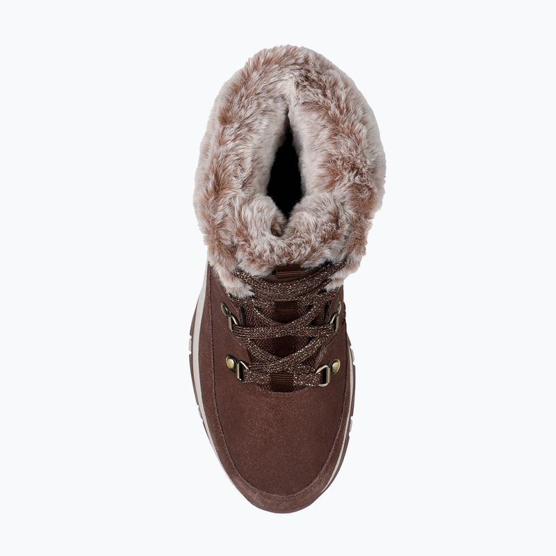 Buty damskie SKECHERS Trego Snow Worries chocolate 12