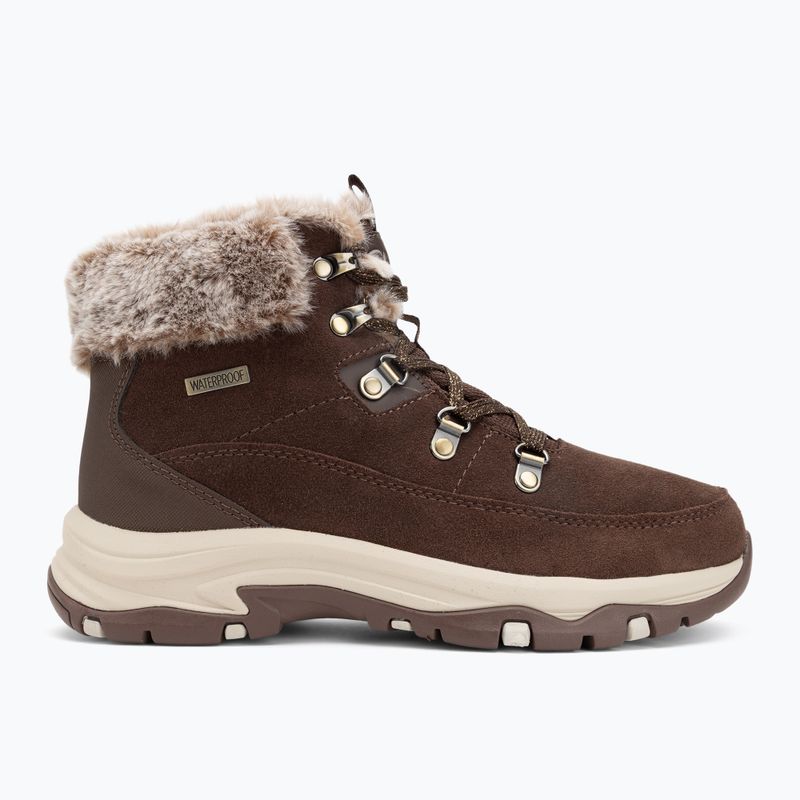 Buty damskie SKECHERS Trego Snow Worries chocolate 2
