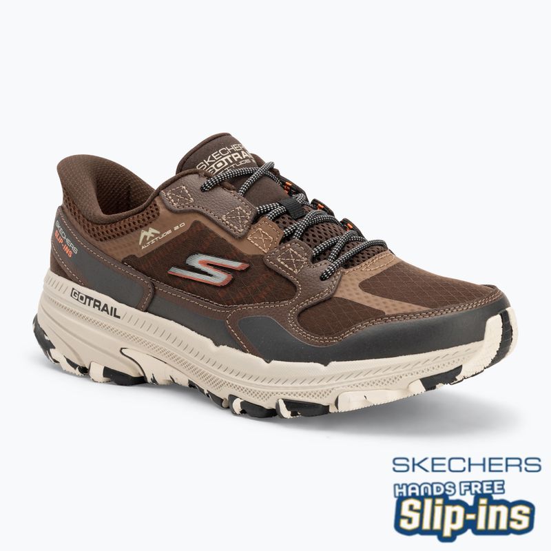 Buty do biegania męskie SKECHERS Go Run Trail Altitude 2.0 Rocky Hill brown