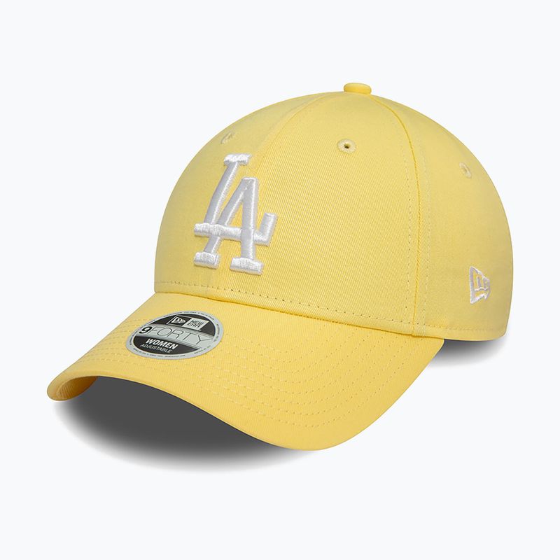 Czapka z daszkiem damska New Era Wmns Le 940 La Dodgers pastel yellow 2