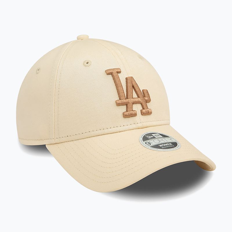 Czapka z daszkiem damska New Era Wmns Le 940 La Dodgers light beige