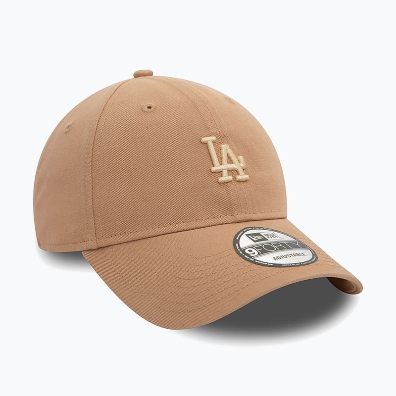 Czapka z daszkiem New Era Washed 940 La Dodgers med beige