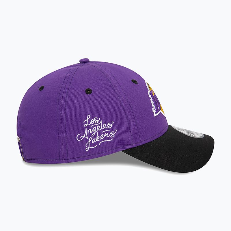 Czapka z daszkiem New Era Side Patch 940 Lakers purple 3