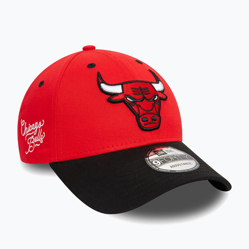 Czapka z daszkiem New Era Side Patch 940 Bulls red