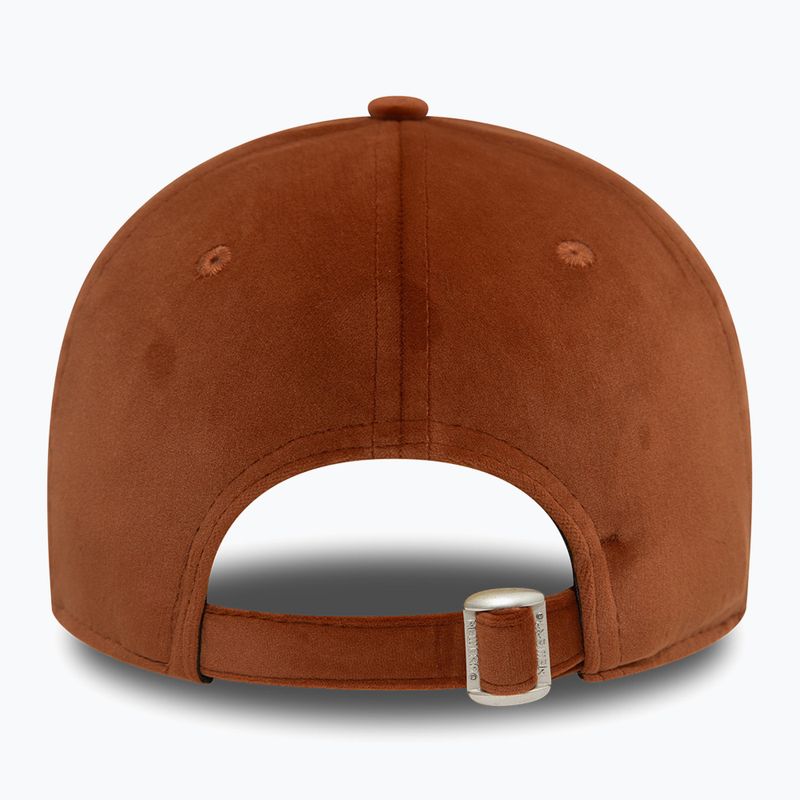 Czapka z daszkiem damska New Era Velour Midi 9FORTY New York Yankees brown 4
