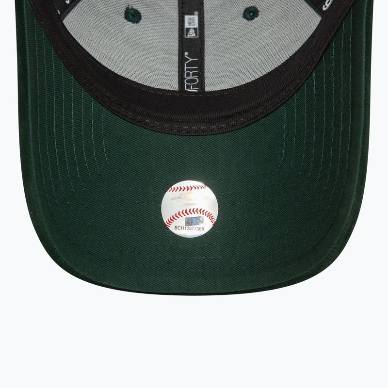 Czapka z daszkiem damska New Era Velour Midi 9FORTY New York Yankees dark green 5