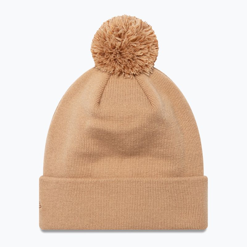 Czapka z daszkiem damska New Era Metallic Bobble Knit Beanie New York Yankees beige 2