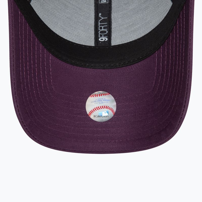 Czapka z daszkiem damska New Era Metallic 9FORTY New York Yankees dark purple 5