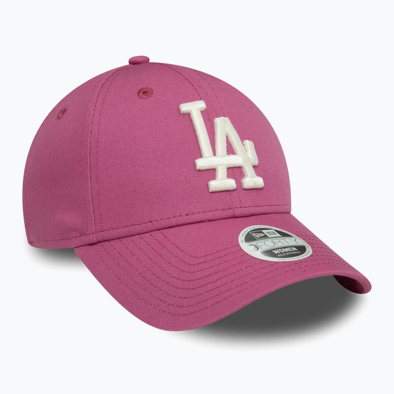 Czapka z daszkiem damska New Era League Essential 9FORTY Los Angeles Dodgers purple